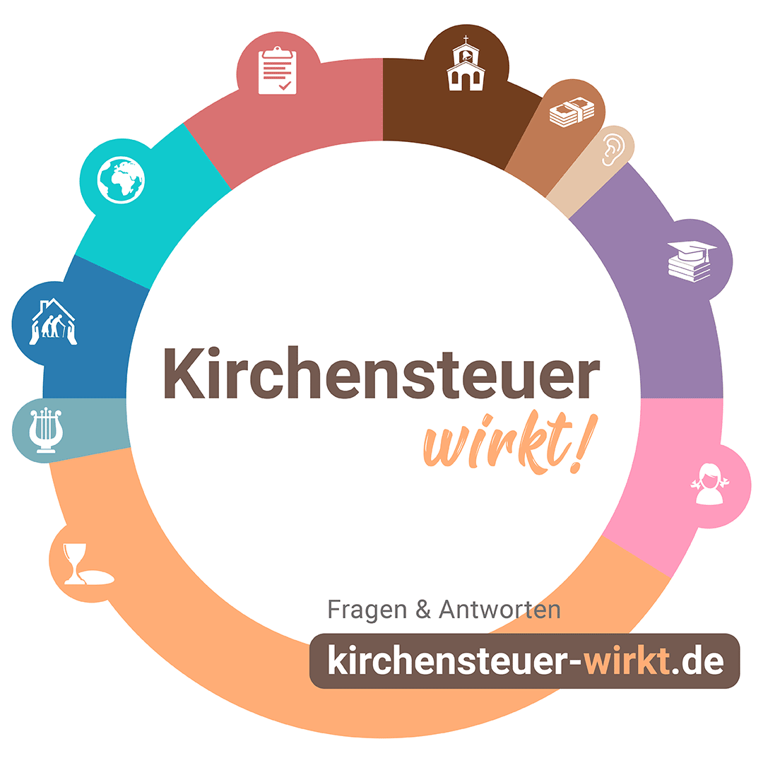 Logo: Kirchensteuer wirkt